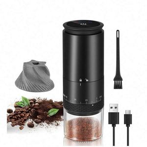 Molinillo de Café Automático Mini con 38 Niveles de Ajuste, Molinillo de Granos de Café Digital Inteligente para Viajes - Product Image 1