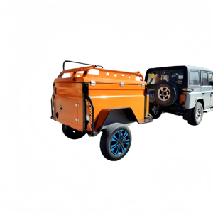 Remolque Compacto para Acampar con Certificación CE, Remolque Ligero para Bicicleta para Viajes y Experiencias de Campamento Ecológicas - Product Image 1