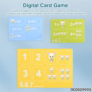 Juguete Educativo Digital Personalizado OEM para Niños, Ayuda Didáctica para Aprender Matemáticas, Juguete Cognitivo Educativo para <span class=keywords><strong>Clases</strong></span> <span class=keywords><strong>de</strong></span> Aritmética, Tabla <span class=keywords><strong>de</strong></span> Equilibrio para Niños - Product Image 5