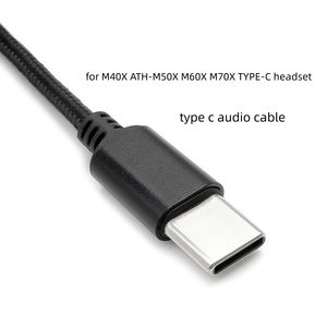 Cable de audio de repuesto para auriculares M40X ATH-M50X M60X <span class=keywords><strong>M70X</strong></span> TYPE-C - Product Image 2