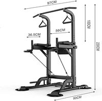 Barra Horizontal Ergonómica Acolchada para Gimnasio, Estación de Dominadas, Equipo de Calistenia, Entrenador Funcional para Fortalecimiento del Core