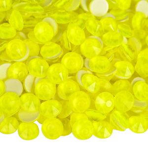 Oleeya - Piedras de Estrás Planas de Alta Calidad con Fluorescencia de Neón, Sin Fijación en Caliente, Brillan Bajo Luz UV, para Decoración de Bolsos, Zapatos y Prendas - Product Image 5