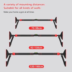 Set pendukung keamanan Gordon grosir pintu rumah Horizontal Chin atas <span class=keywords><strong>Bar</strong></span> aman mengunci Pull-up Dip berdiri - Product Image 3