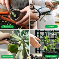 Kit de Herramientas Manuales para Principiantes de Bonsái de Grado Industrial de 21 Piezas, Juego de Herramientas de Jardinería para Dar Forma y Mantener Plantas en Maceta