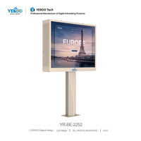 Letrero LED de Doble Cara, Pantalla Grande, Señales Electrónicas Solares con Resistencia a la Intemperie IP65 para Publicidad Exterior