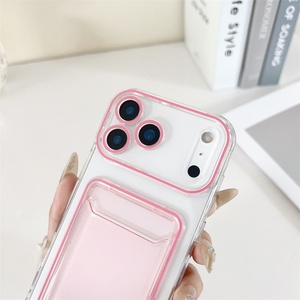 เคสโทรศัพท์แบบใสพร้อมช่องใส่บัตรคู่ สำหรับ iPhone 17 Pro Max, Air 16, 15, 14, 13, 12, 11 Plus - Product Image 5