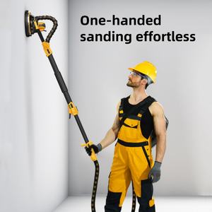 <span class=keywords><strong>Ponceuse</strong></span> vibrante intelligente 220V 215mm à vitesse variable, alimentée par prise, sans poussière, pour polissage de surfaces et mastic, angle 360°, pour <span class=keywords><strong>béton</strong></span> sec - Product Image 5