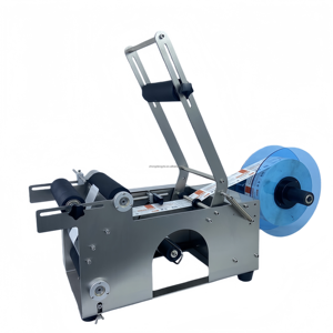 Machine d'étiquetage semi-automatique pour bouteilles rondes, bouteilles de vin, bouteilles en plastique - Product Image 3