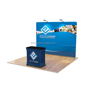 <strong>Custom</strong> Printed <strong>Portable</strong> Tension Fabric Pop-up Display <strong>Custom</strong> Printed Exhibition Booth Wall <strong>Backdrop</strong> Banner Stand for Trade Show - Product Image 3