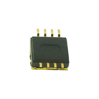 Interrupteur DIP miniature 1,27 mm SPST SMD/SMT demi-pitch 8 broches 4 positions 24 VDC 25 mA