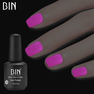 Contenitore personalizzare Neon e bagliore in ammollo scuro smalto gel 15ml luminoso smalto gel UV - Product Image 2