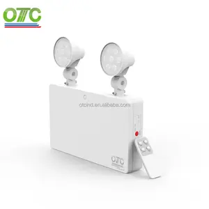 OT-ECL02 2*3W lampu darurat, lampu sorot ganda LED tes mandiri