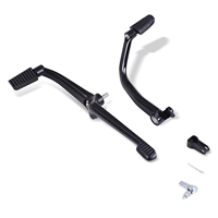 Kit de marchepieds Omni Driver avec levier de frein pour Honda Gold Wing GL1800 2018-2024, marchepieds noirs pour bagger