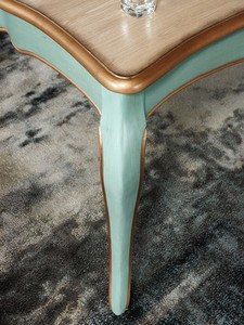 Juego de Mesa y Sillas de Comedor de Madera Maciza de Estilo Mediterráneo Retro Americano para 4 Personas, Muebles Sencillos para el Hogar, para Apartamentos, Comedores y Villas - Product Image 4