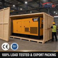 Groupe électrogène diesel silencieux 300kW 400kW 500kW, moteur Caterpillar, triphasé 220V 380V, alternateur Leroy Somer, pour usage industriel