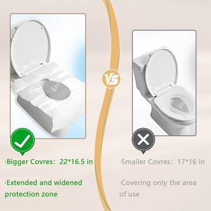 <strong>Toilet</strong> <strong>Seat</strong> Cover Disposable Flushable Travel <strong>Toilet</strong> <strong>Seat</strong> Covers for Adults Kids Flushable <strong>Toilet</strong> Paper Cover for <strong>Potty</strong> <strong>Training</strong> - Product Image 4