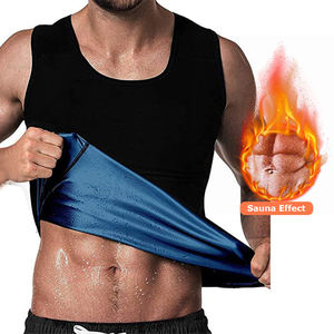 Gilet amincissant <span class=keywords><strong>pour</strong></span> hommes grande taille corset de sueur tricoté combinaison de sauna de compression <span class=keywords><strong>pour</strong></span> la perte de poids ajustement de l'estomac - Product Image 1