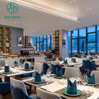 Tables et chaises pour cafés Meubles en bois au design moderne pour hôtels et restaurants