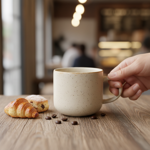 350ml Porcelain Ceramic Mug <b>Ring</b> Handle Dishwasher Microwave Safe Customizable Logo Business Gifts Reusable Milk Tea Hot Drinks - Product Image 2