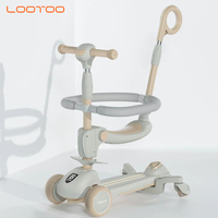 Fabricants de trottinettes pliantes à 3 roues 3 en 1 pour enfants avec hauteur réglable