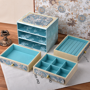 Jinsky Jewelry display Drawer Container for <b>Rings</b>, Necklaces and Earrings organizer <b>Large</b>-capacity for Jewelry Storage - Product Image 5