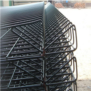 Clôture 3D en treillis métallique soudé, forme de pêche, pliage incurvé, lamelles verticales, bois, grille carrée 2500*1700*4MM, clôture 3D - Product Image 5