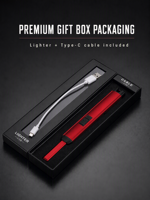 Briquet électrique à arc rechargeable USB Type-C, briquet plasma portable pour barbecue, bougies, camping