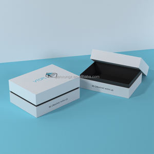 Kotak Hadiah Kertas Kemasan Kosmetik Karton Putih Mewah dengan Logo Kustom dan Tutup yang Dapat Dilepas - Product Image 4