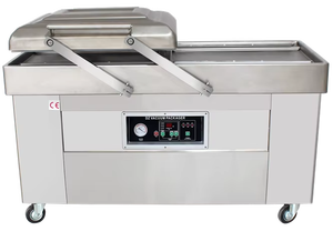 Máquina de Sellado al Vacío de Alimentos Industrial Eléctrica Automática de Doble Cámara, de Acero Inoxidable 304, para Textiles y Productos Químicos - Product Image 3