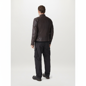 แจ็กเก็ตหนังวัวสำหรับผู้ชายแจ็กเก็ตหนังวัวคุณภาพระดับพรีเมียมแจ็กเก็ตหนังสินค้ามาใหม่ - Product Image 1