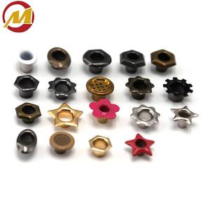 Œillets et passants métalliques OEM ODM en laiton pour chaussures, vêtements, sacs et articles en cuir - Product Image 2