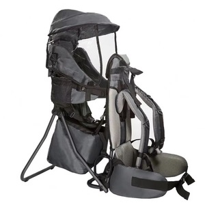 Muestra gratuita de mochila portabebés ergonómica premium para viajes al aire libre con marco externo de aluminio - Product Image 4