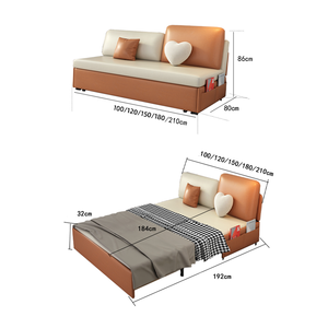 Canapé-lit coulissant avec boîte de rangement pour le salon, <span class=keywords><strong>prix</strong></span> <span class=keywords><strong>d</strong></span>'usine, design moderne - Product Image 6