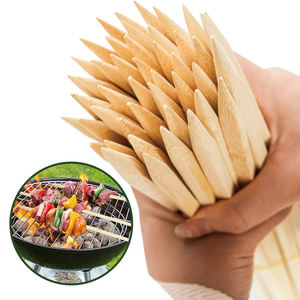 Paquete de 100 Brochetas de Bambú Ecológicas Resistentes al Calor para Asar a la Parrilla, Kebabs, Brochetas Duraderas y Versátiles para Cocina y Picnic - Product Image 5