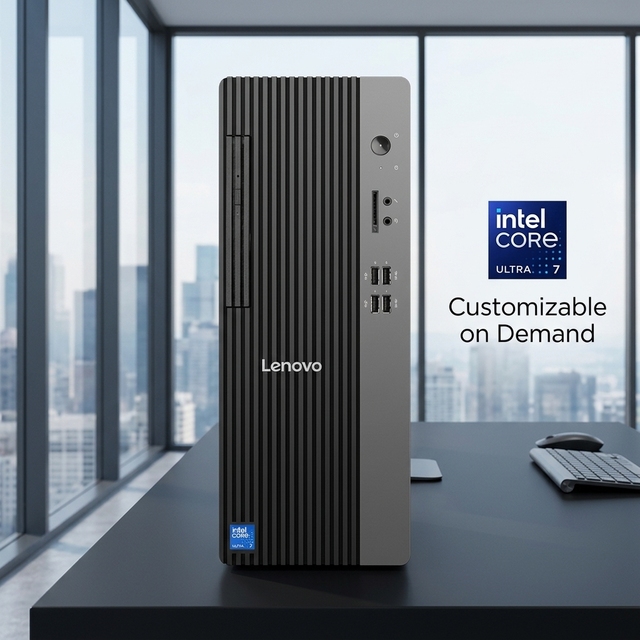 Lenovo for Business Tower Desktop PC Intel Core Ultra 200 Processor DDR5 5600MHz RAM Gen4 M.2 SSD Triple Physical Locks One-Key