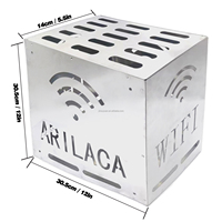 Cubierta para Router WiFi, Caja de Seguridad Multifuncional para WiFi, Bloquea el Campo Electromagnético del Router, Reduce la Radiación, Almacenamiento WiFi para el Hogar