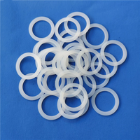 M4 M5 M10 Nylon Unter leg scheibe 4mm ID 15mm Außen durchmesser 1mm dick weiß schwarz Kunststoff Gummi Silikon Dichtung Distanz stück Dichtung sring