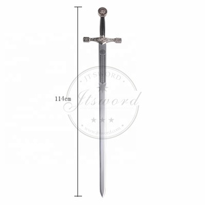 ดาบเอ็กซ์คาลิเบอร์จำลองสีเงิน ของกษัตริย์อาเธอร์ อาวุธอัศวินยุคกลาง - Product Image 2