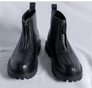 Chaussures habillées légères pour hommes en cuir véritable, à lacets, imperméables, respirantes, faites à la main, avec semelle extérieure en caoutchouc antidérapante, toutes saisons - Product Image 4