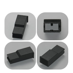 1-Pin Automotive <b>Universal</b> Plastic Connector Housing 6.3mm <b>Plug</b> 171809-3 Black Non-Sealed Concave For Cable Harness - Product Image 1
