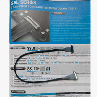 Connecteur KEL USL20-30SS-050-B+Na45T1P Série USL, pas de 0,4 mm, en plastique/cuivre, pour câble micro-coaxial, imprimante/capteur