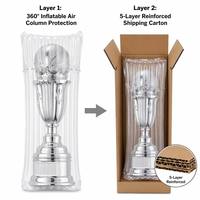 Trofeo de Resina y Metal de Primera Calidad para Torneos Deportivos, Set de Premios Personalizados para Baloncesto, Fútbol, Tenis, Voleibol, MOQ Flexible