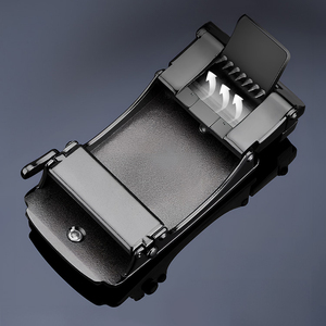 เข็มขัดผู้ชายหัวเข็มขัดอัตโนมัติ3.5ซม. ธุรกิจหนังคอเข็มขัด - Product Image 5