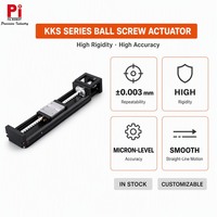 Module de guidage linéaire à vis à billes avec actionneur intégré en acier de haute précision pour équipement d'automatisation de machines de découpe laser