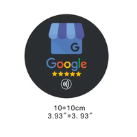 Carte de visite personnalisée QR Code pour médias sociaux Programmable NFC Google Review TAP carte RFID puce de proximité