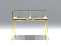Support d'exposition de bijoux en vente chaude, mobilier de magasin de bijoux en or à vendre