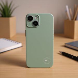 เคสโทรศัพท์มือถือสีเขียวสำหรับ iPhone 15 - Product Image 3