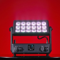 Proyector LED de Pared de Alta Potencia RGBWA+UV 6 en 1 de 360W con Batería, Aplicación Inalámbrica, Luz de Color para Alquiler, Bodas y Fiestas