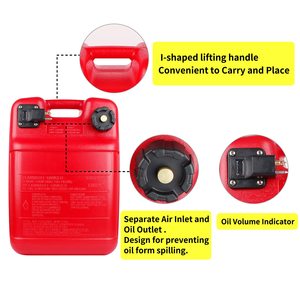 Perfect Quality 24L Red Large <strong>Capacity</strong> Colorful Advanced Technology Integrated Boat Fuel <strong>Tank</strong> Gallon