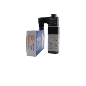 วาล์วนิวเมติกแบบเดี่ยวโซลินอยด์5ทาง1/8 PT พอร์ต AC 24V 4V11006E นำร่องภายในเทอร์มินัล100ชุดโซลินอยด์แอร์วาล์ว